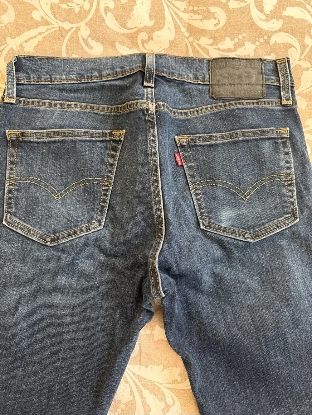 Levi's Men's Slim Straight Blue Denim Jeans